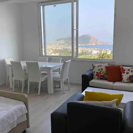 Lejlighed Deniz Manzarali,Terasli,Doga Icinde Muestakilsi Ev Alanya